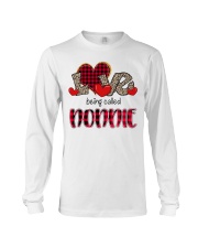 Love being called Nonnie - Red Plaid Heart Long Sleeve Tee tile
