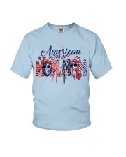 Patriotic Doodle 4th Of July American Mom-Mom Youth T-Shirt tile