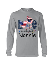 Love Being Called Nonnie Life 4th Of July Long Sleeve Tee tile