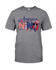 4th Of July Patriotic Doodle American Nina Classic T-Shirt front