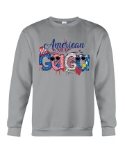 4th Of July Patriotic Doodle American Gaga Crewneck Sweatshirt tile