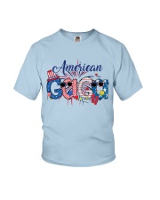 4th Of July Patriotic Doodle American Gaga Youth T-Shirt tile