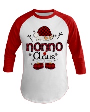 Nonno Claus-Red Plaid Baseball Tee front