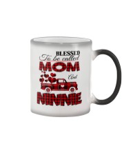 Blessed To Be Called Mom And NINNIE Color Changing Mug tile