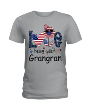 Love Being Called Grangran Life 4th Of July Ladies T-Shirt tile