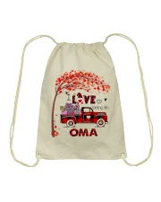 Valentine - I Love Being An Oma Drawstring Bag tile