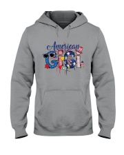 4th Of July Patriotic Doodle American Gigi Hooded Sweatshirt tile