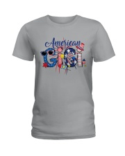 4th Of July Patriotic Doodle American Gigi Ladies T-Shirt tile