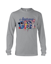 4th Of July Patriotic Doodle American Gigi Long Sleeve Tee tile