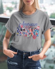 4th Of July Patriotic Doodle American Nonna Classic T-Shirt custom-t-shirts-classic-lifestyle-front-399