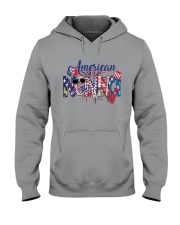 4th Of July Patriotic Doodle American Nonna Hooded Sweatshirt tile