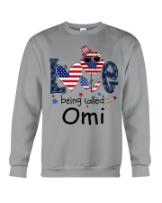 Love Being Called Omi Life 4th Of July Crewneck Sweatshirt tile