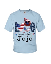 Love Being Called Jojo Life 4th Of July Youth T-Shirt tile