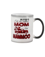 Blessed To Be Called Mom And MAMMOO Color Changing Mug tile