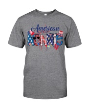 Patriotic Doodle 4th Of July American Nonnie Classic T-Shirt front