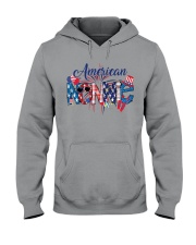 Patriotic Doodle 4th Of July American Nonnie Hooded Sweatshirt tile