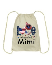 Love Being Called Mimi Life 4th Of July Drawstring Bag tile