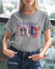 Patriotic Doodle 4th Of July American Lolly Classic T-Shirt custom-t-shirts-classic-lifestyle-front-399