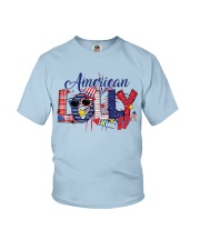 Patriotic Doodle 4th Of July American Lolly Youth T-Shirt tile