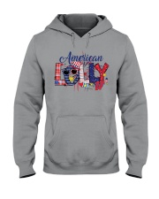 Patriotic Doodle 4th Of July American Lolly Hooded Sweatshirt tile