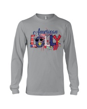 Patriotic Doodle 4th Of July American Lolly Long Sleeve Tee tile