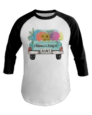 Happiness Is Being An Aunt Truck Baseball Tee tile