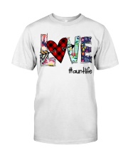 Love Heart - Aunt Life Art Premium Fit Mens Tee tile