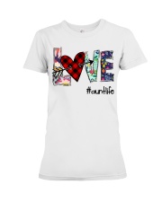Love Heart - Aunt Life Art Premium Fit Ladies Tee tile