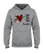 Love Heart - Aunt Life Art Hooded Sweatshirt tile