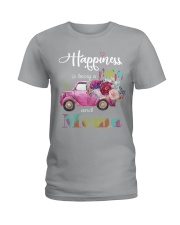 Happiness Is Being A Mom And Mema Ladies T-Shirt tile