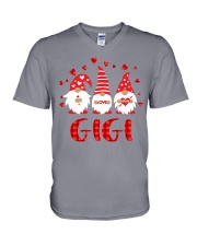 Red - I Love Being Gigi V-Neck T-Shirt tile