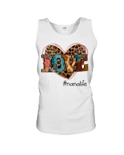 Love Nana - Leopard Heart Unisex Tank tile