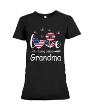 Love Being Called Grandma Premium Fit Ladies Tee tile
