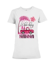 I Love Being Nanna - Happy Premium Fit Ladies Tee tile