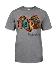 Love Meme - Leopard Heart Classic T-Shirt front
