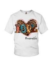 Love Meme - Leopard Heart Youth T-Shirt tile
