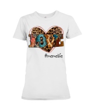 Love Meme - Leopard Heart Premium Fit Ladies Tee tile
