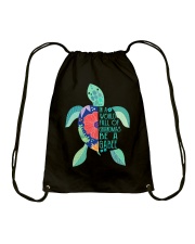 Turtle - Be A Beega Drawstring Bag tile