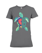 Turtle - Be A Beega Premium Fit Ladies Tee tile