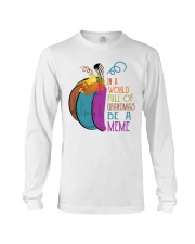 Be A Meme - Pumpkin Art Long Sleeve Tee tile