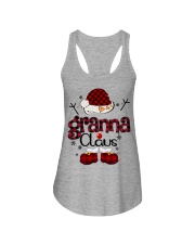 Granna Claus-Red Plaid Ladies Flowy Tank tile