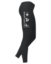 I'm a Simple Woman Coffee Pizza Siberian Husky Ladies Leggings right