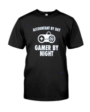Funny Accountant Gamer Gift Classic T-Shirt front