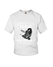 Cat OCD old cranky dangerous Youth T-Shirt tile
