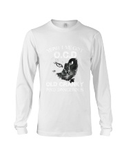 Cat OCD old cranky dangerous Long Sleeve Tee tile