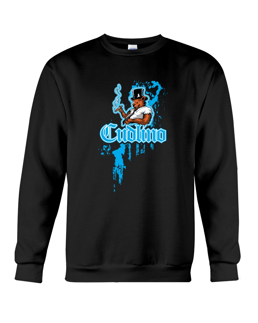 Cudlino Splattered Paint Logo Collection Crewneck Sweatshirt