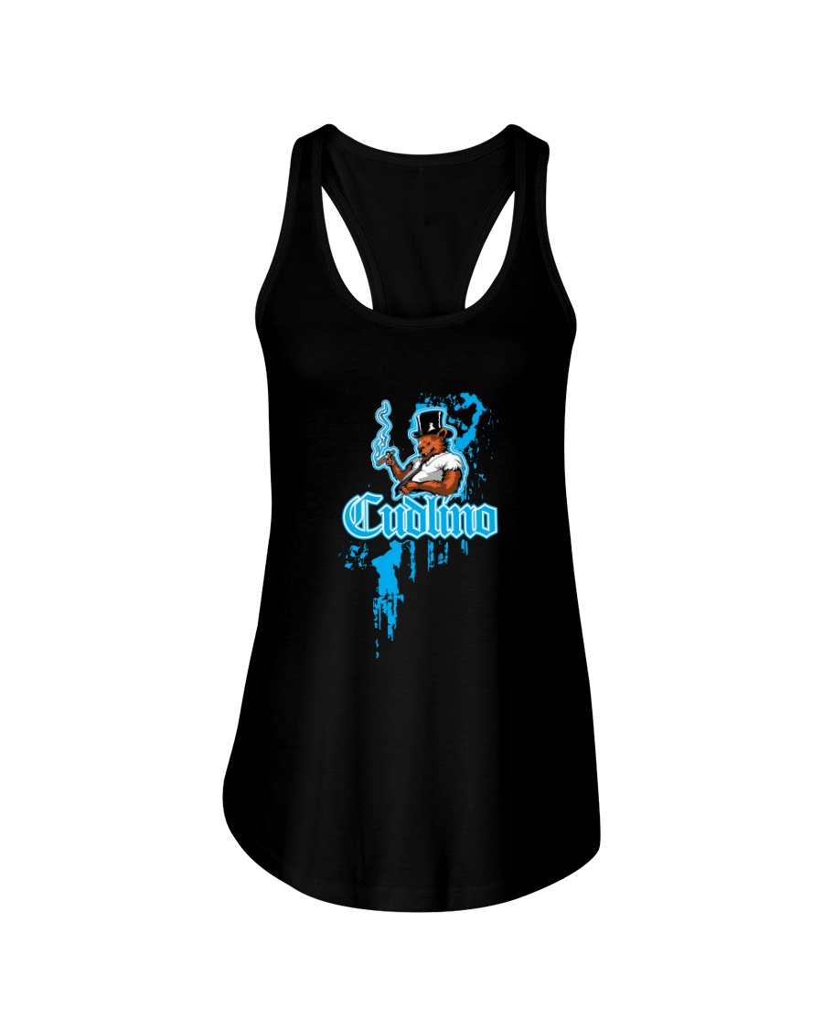 Cudlino Splattered Paint Logo Collection Ladies Flowy Tank
