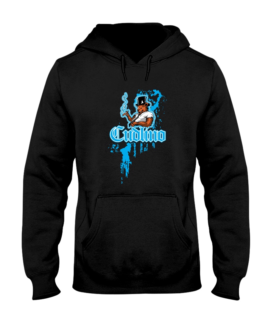 Cudlino Splattered Paint Logo Collection Hooded Sweatshirt