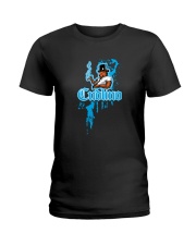 Cudlino Splattered Paint Logo Collection Ladies T-Shirt tile