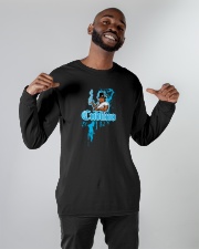 Cudlino Splattered Paint Logo Collection Long Sleeve Tee apparel-long-sleeve-tee-lifestyle-front-12